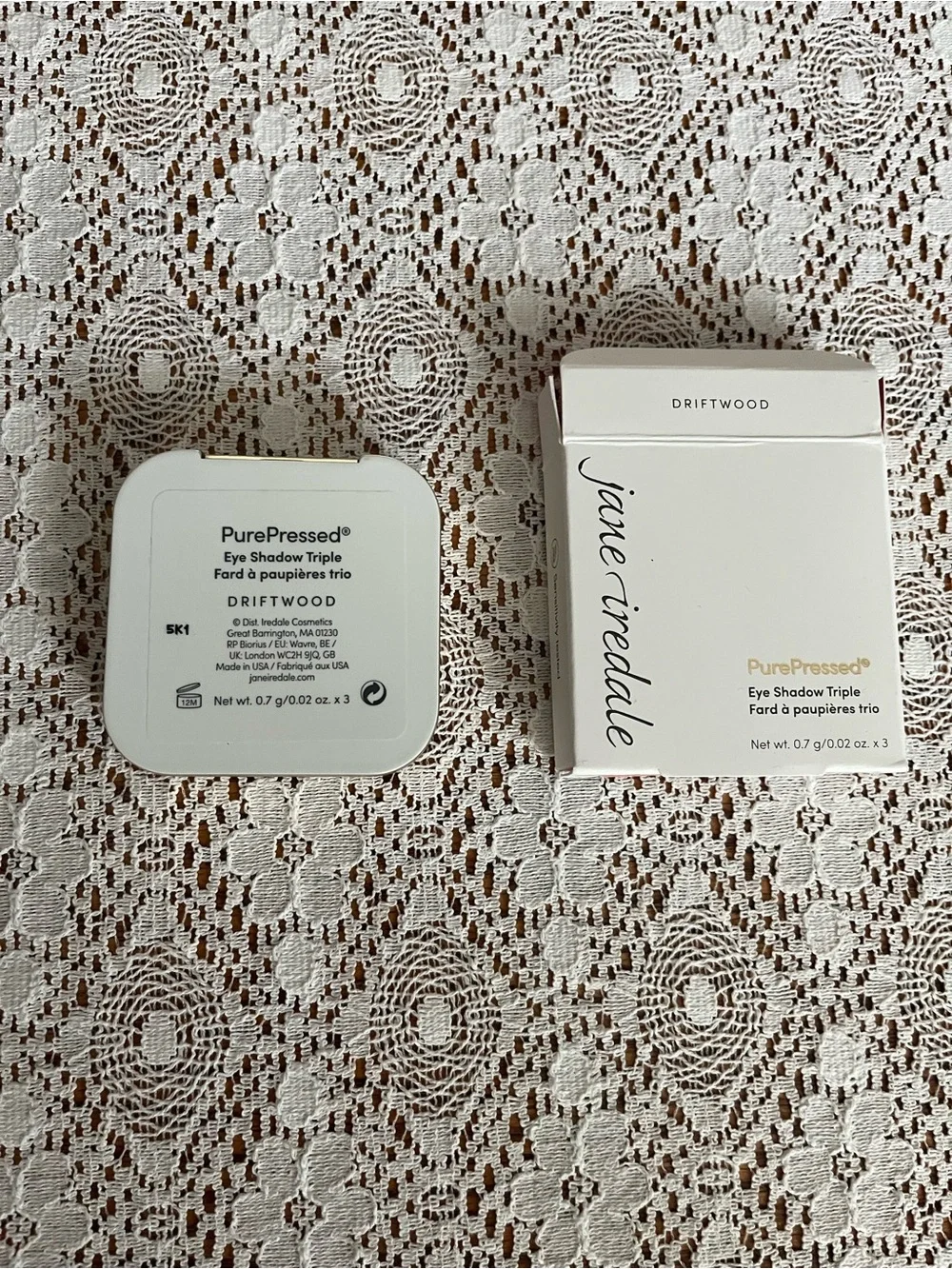 Jane Iredale Pure Pressed Eye Shadow Triple Compact, Driftwood
